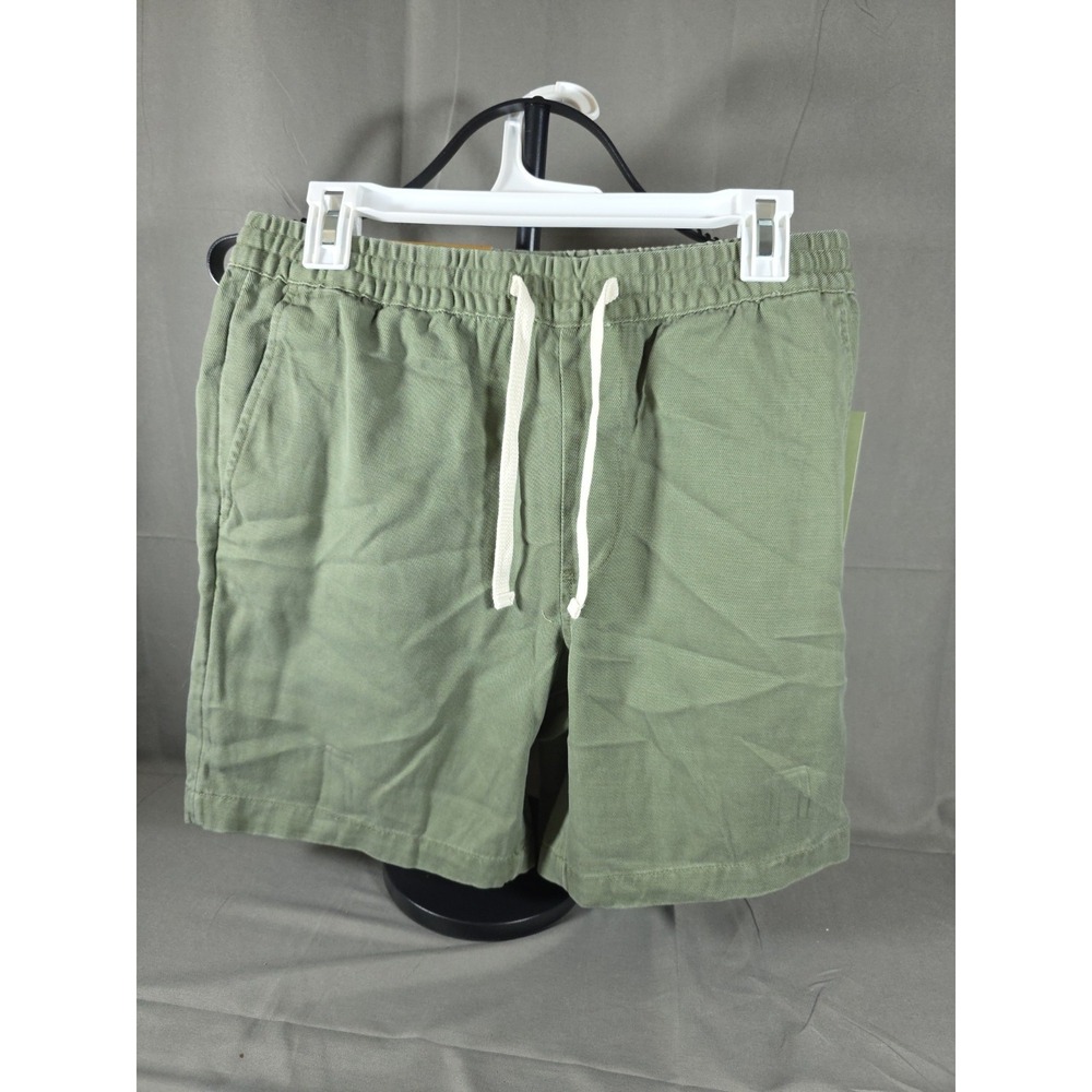 Goodfellow & Co The Vintage Collection Pull On Shorts Green 7" Men's Size Small